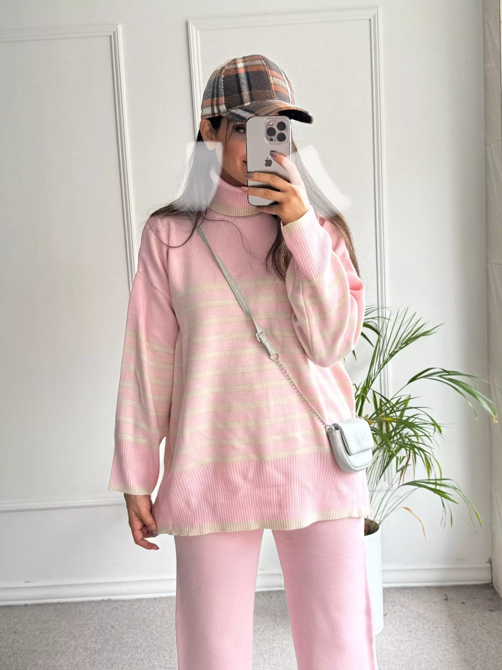 ست مانتو شلوار بافت نیکی